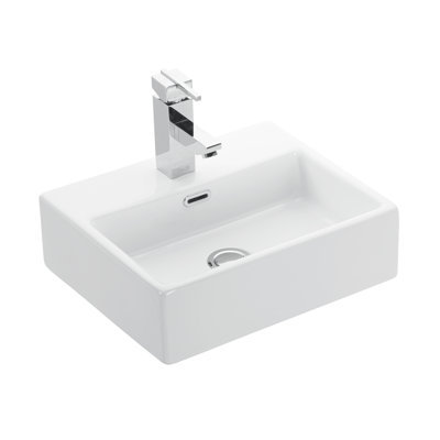 Quattro 16.9'' L Bathroom Sink