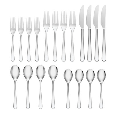 Kenbrook 20 Piece Everyday Flatware Set, Service for 4