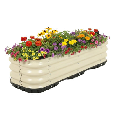 Galvanized Self-Watering Planter Box