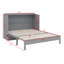 Lit escamotable avec tiroirs et station de charge-980960648