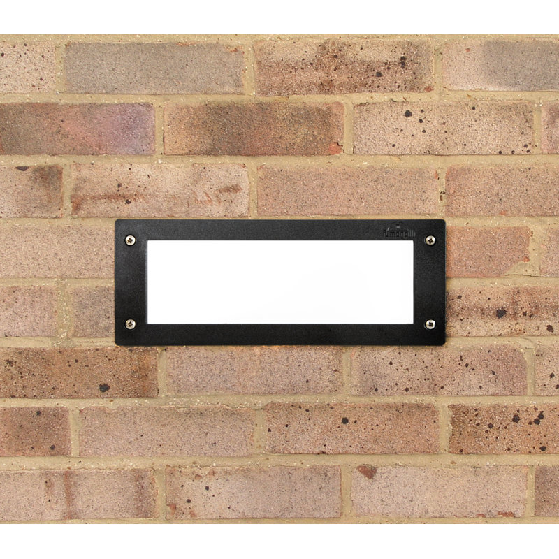 Tahnaout LED Outdoor Flush Mount, Black