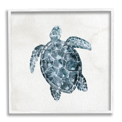 " Sea Turtle Beach Portrait " by Kim Allen