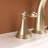 2-handle Bathroom Faucet with Drain Assembly-61058221
