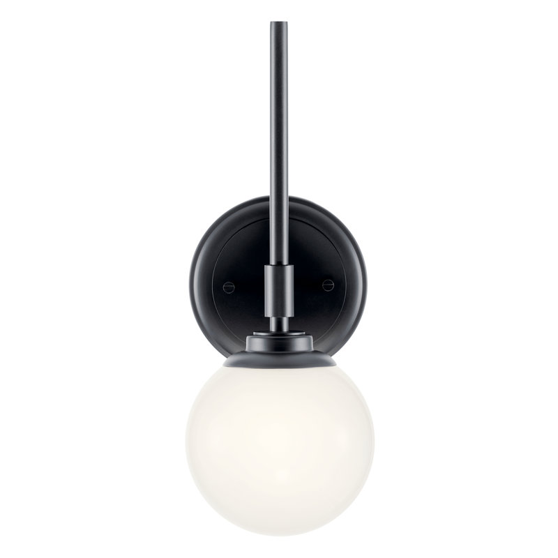 Tomasita Steel Armed Sconce, Black