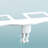 Touch Screen Toilet Bidet Dual Nozzle Spray Self Cleaning Water Pressure Control White