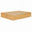 Grand lit plateforme avec 4 tiroirs de rangement et pied de lit-1183373015