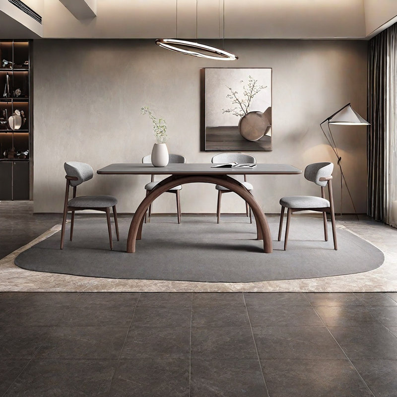 Table de salle à manger Luxury, H 29,5 po x L 55,1 po x l 31,5 po