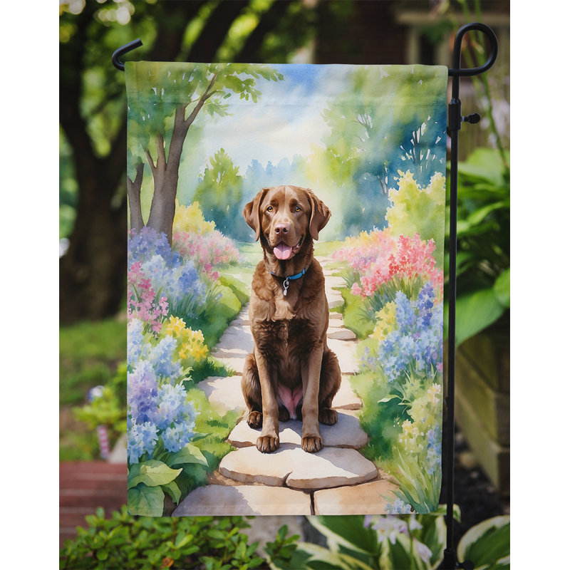 Drapeau de jardin en polyester à double face H 15,5 po x l 11,25 po Tyreelah