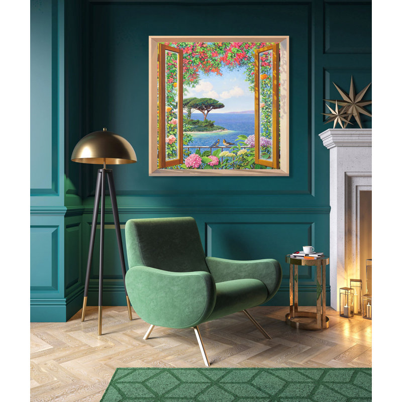 On The Mediterranean by Andrea Del Missier - Wrapped Canvas Print, 70 cm H x 70 cm W