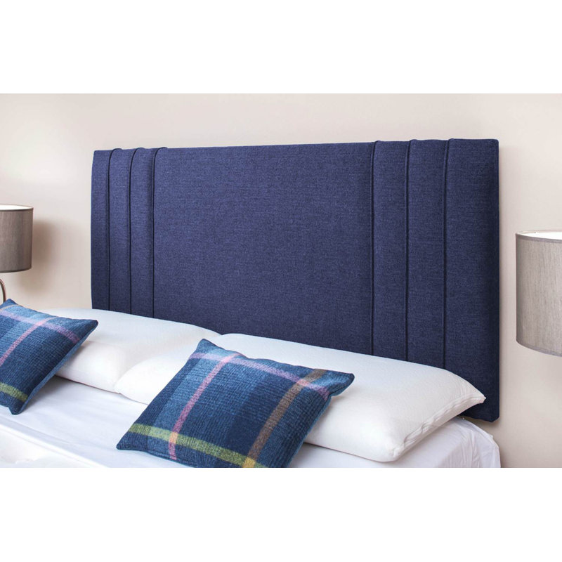 Erial Upholstered Headboard, Kingsize (5'), Blue