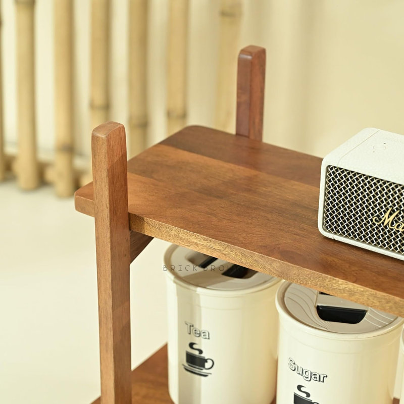 Étagère à épices en bois Premium