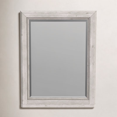 Jemma 32" Solid Wood Wall Mirror