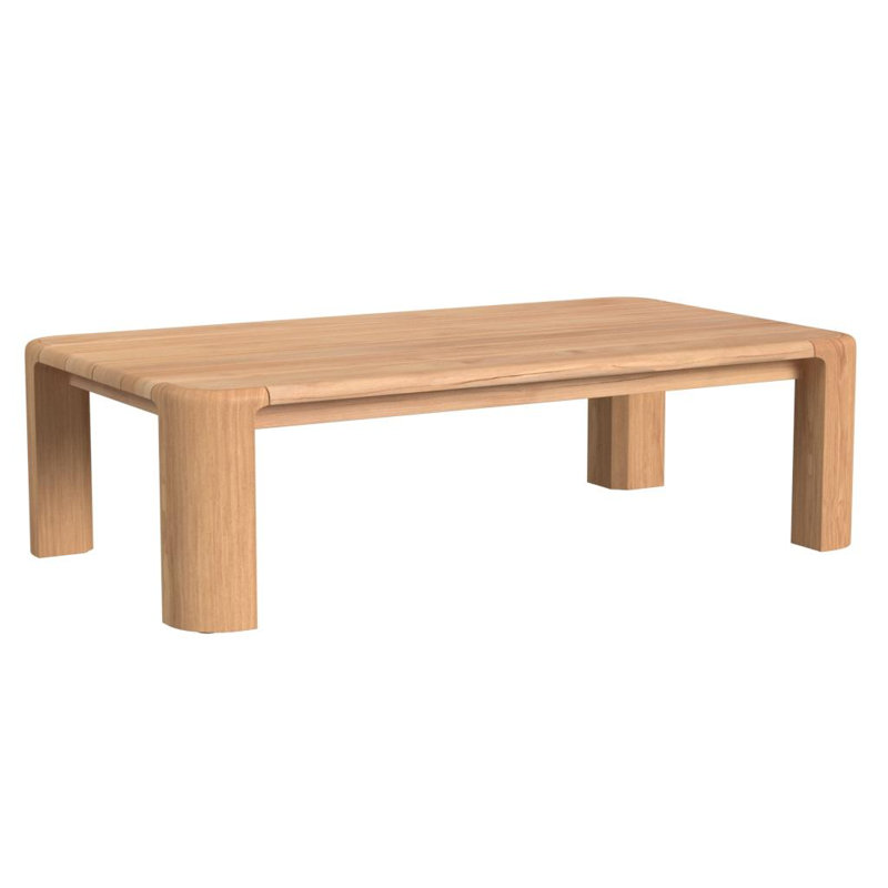 Table basse en teck naturel
