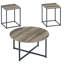Ensemble de 3 tables basses Kleinschmidt