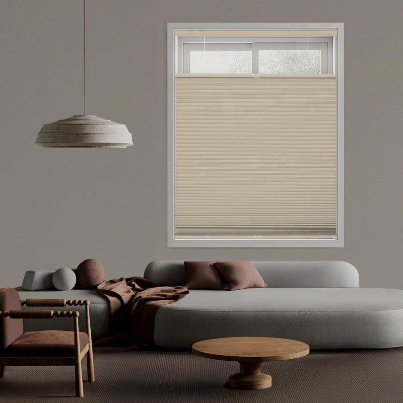 Blackout Top Down Bottom Up Cellular Shade, Alabaster, 29.5" W x 48" L