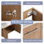 Meuble-lavabo mural simple 30 po avec comptoir en céramique