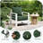 Wynee 24"W X 24"D Outdoor Cushions 6.5'' Deep Seating Cushion Set Indoor and Outdoor Seat / Back Cushion, Only Cushions-1124802906
