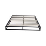 BASICS Metal Platform Bed Frame With Slatted Frame