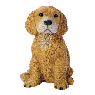 Retriever Puppy Dog Statue