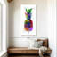 «Pineapple Color Splash Pineapple», reproduction sur toile-92519819