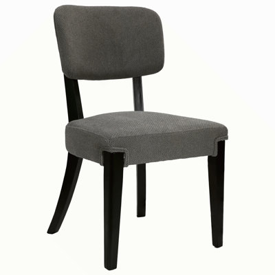 Ensemble de 2 chaises de salle à manger modernes sans accoudoirs, chaises d'appoint contemporaines avec pieds en bois - Chaises d'appoint polyvalentes pour la salle à manger, la cuisine ou le salon