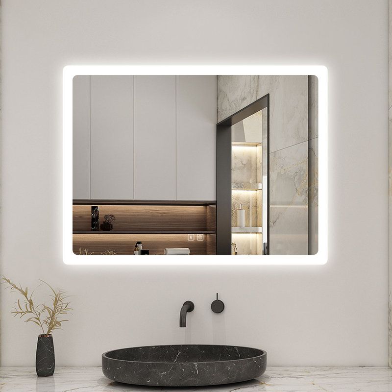 Aevin Rectangle Mirror, 50 cm H x 70 cm W