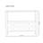 French Retro Design Display Cabinet