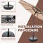 Parasol de marché 10 pi Myhand-468204419