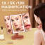 Demetrias Plastic Rectangle Freestanding Vanity Mirror-2095157896