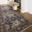 One-of-a-Kind 4'1" x 12'2" Runner Wool Area Rug in Beige and Brown