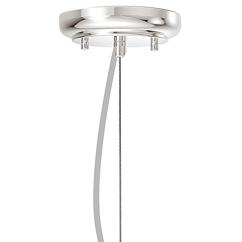 Alec Concrete Resin Pendant Light, Stone Gray