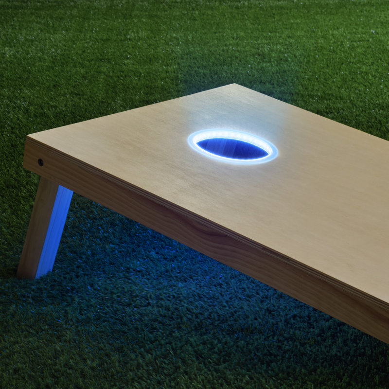 Ensemble d'éclairage cornhole, Bleu