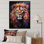 Lion Urban Wild Urban II sur toile
