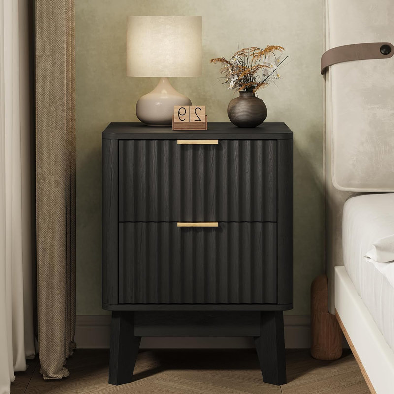 Groove Bedside Table