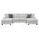 126" Reversible Sectional Set With Ottoman