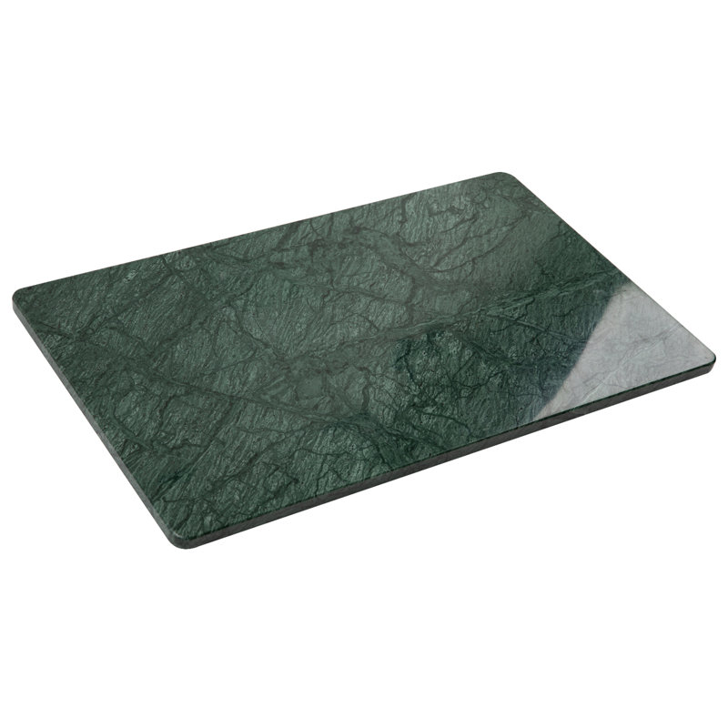 Adolif Green Marble Cutting Board For Kitchen, 12x20 Inch, 20"L x 12"W, Medium Green