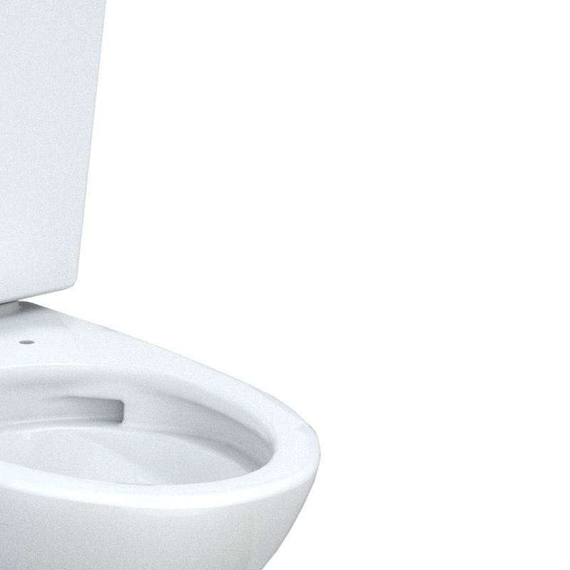 Toilette allongée deux pièces TOTO® Drake® Transitional, Blanc coton, 12"