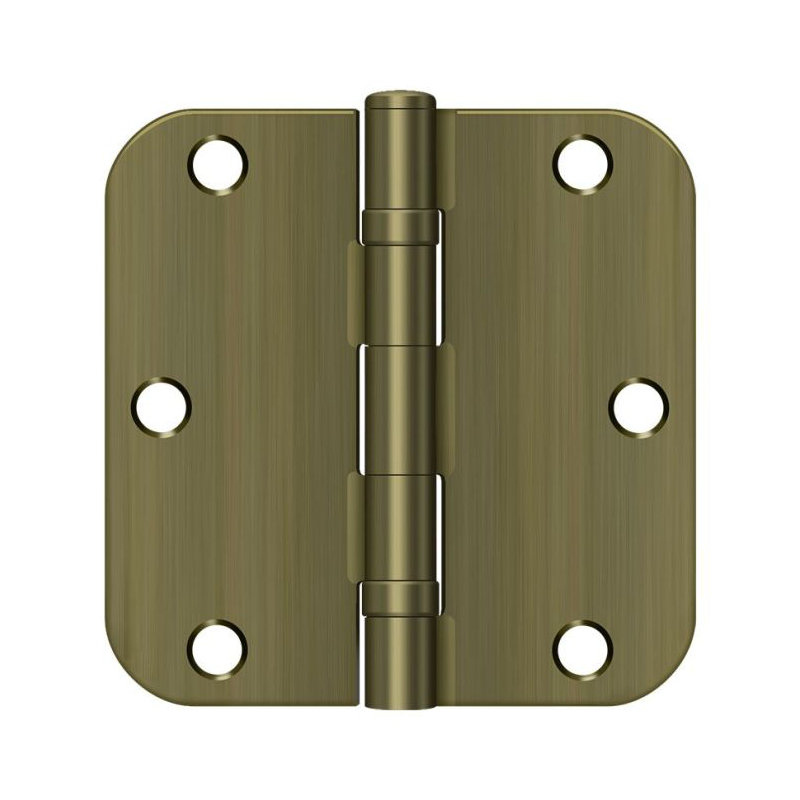 64'' x 64'' Steel Surface Mount Hinge, Antique Brass