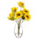 Centres de table en tournesol artificiels
