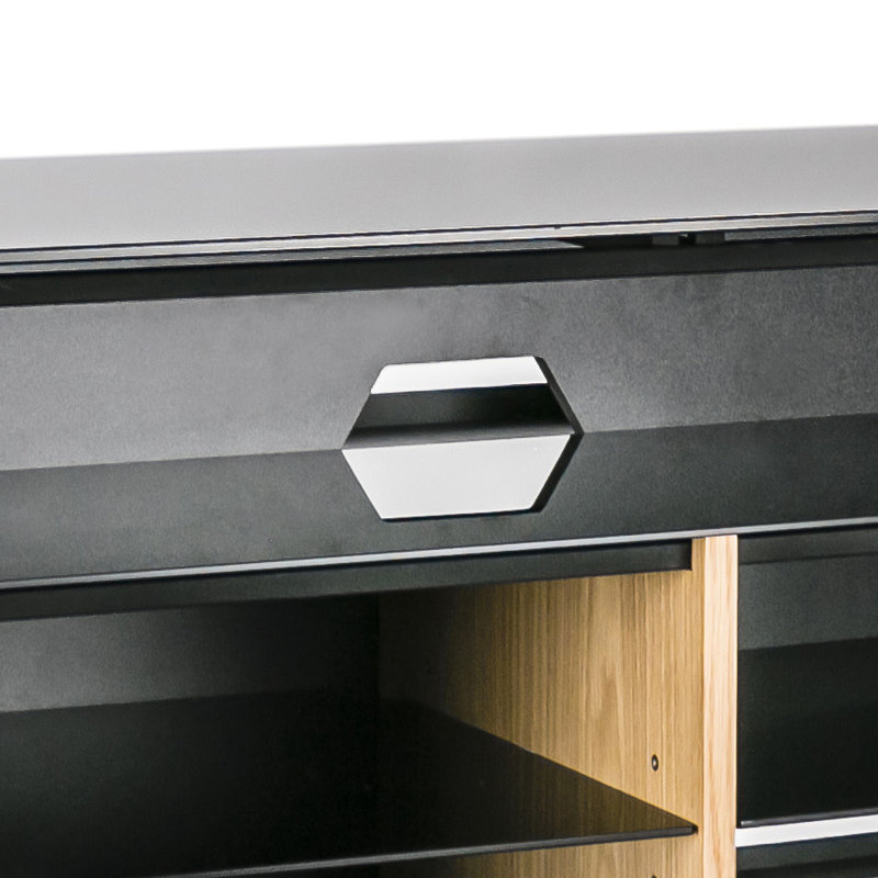 Unfinished TV Stand for TVs up to 60", Light Oak