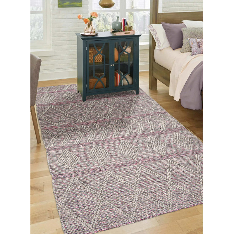 Tapis gris rectangulaire unique de 5 pi 1 po x 8 pi 1 po Hendriex
