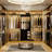  96'' Closet System with 5 Hanging Rods and 3 Wood Drawers-104867752
