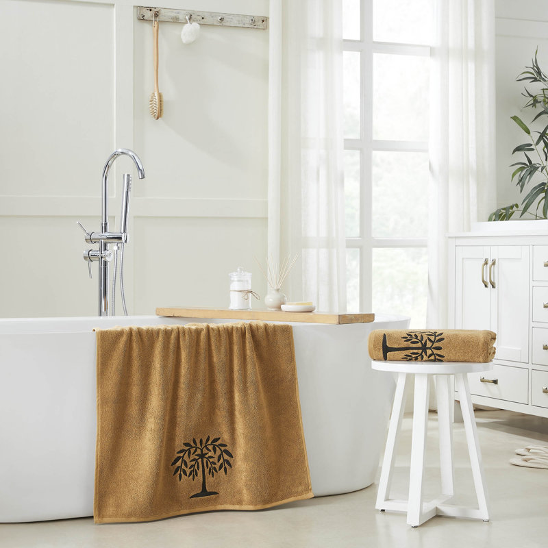 Ensemble de 2 serviettes de bain Black Willow Tree