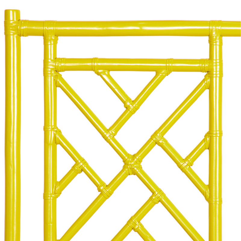 Chippendale Open-Frame Headboard, Sunflower Yellow, Full
