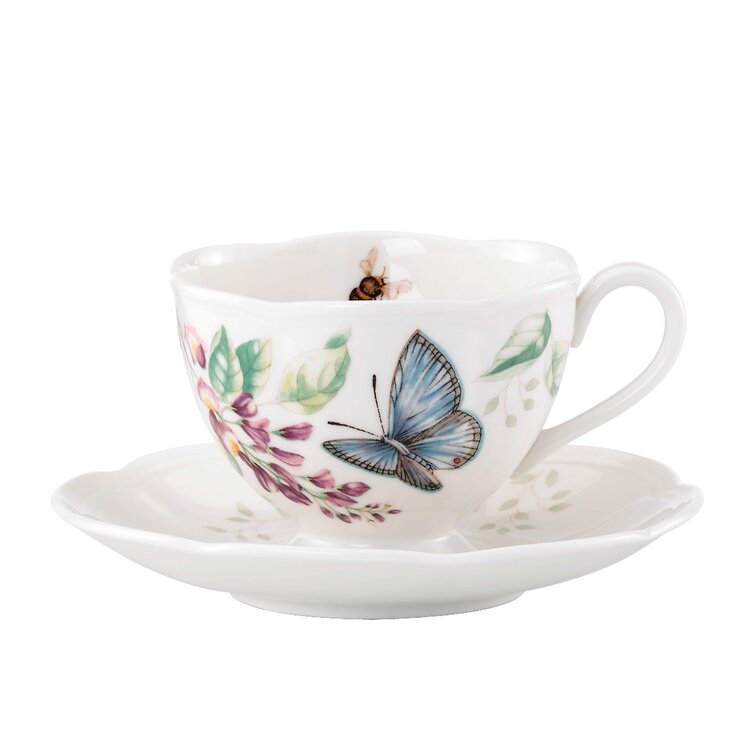 Lenox Butterfly Meadow Tea Kettle Blue