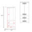 Armoire Trappe Eco, chambre, noir-2049491709