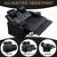 Fauteuil inclinable électrique 62,2 po 2 PC avec nappa de grain supérieur, relaxation entièrement réglable, charge intelligente, éclairage DEL RVB dynamique, noir-128777048