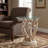 Beldin Glass Top Figurine End Table