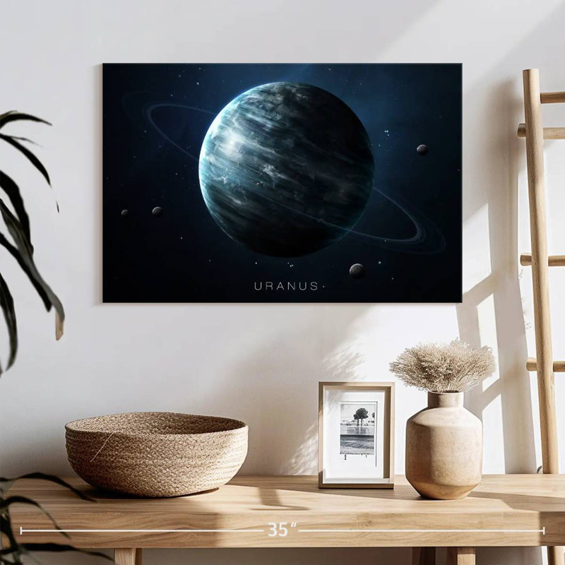 Oberle Planet Uranus, 16" H x 24" W