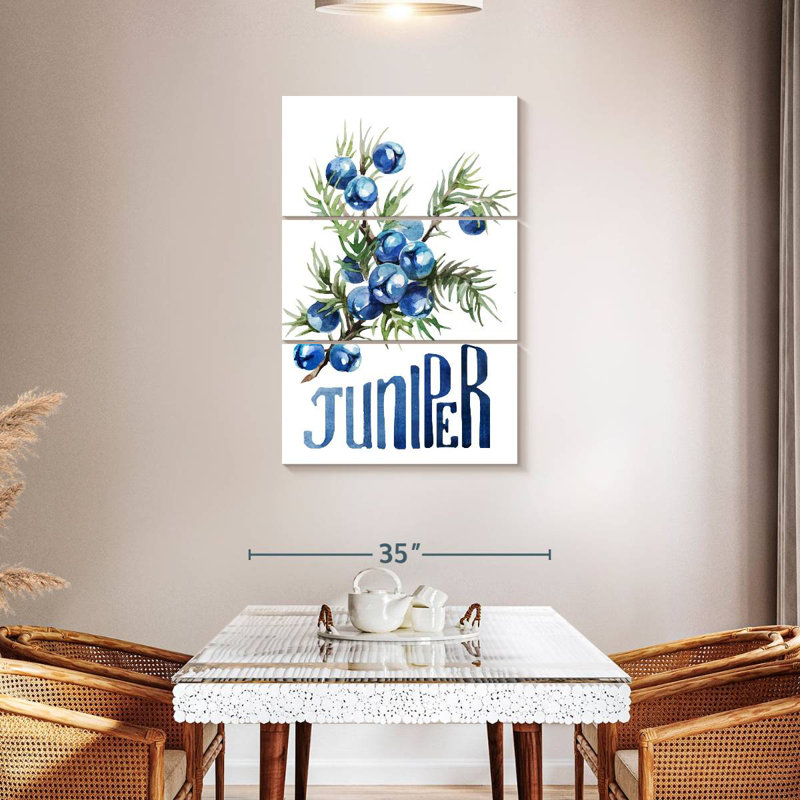 Yarlin Juniper Berries, 57" H x 36" W